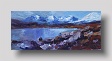 loch slapin,skye  oil on board  13 x 30cm